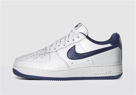 nike air force 1 white blue navy